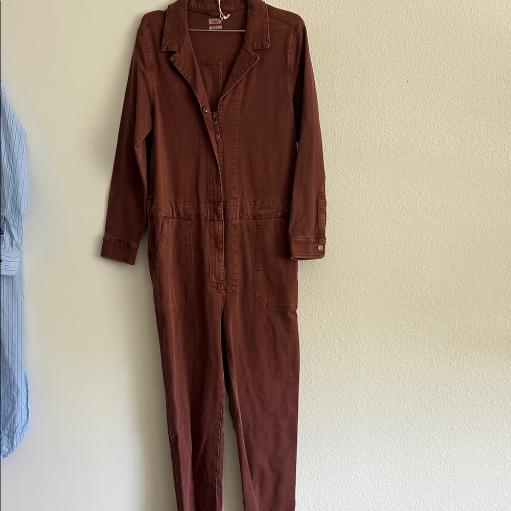 Faherty Rich Brown Jumpsuit